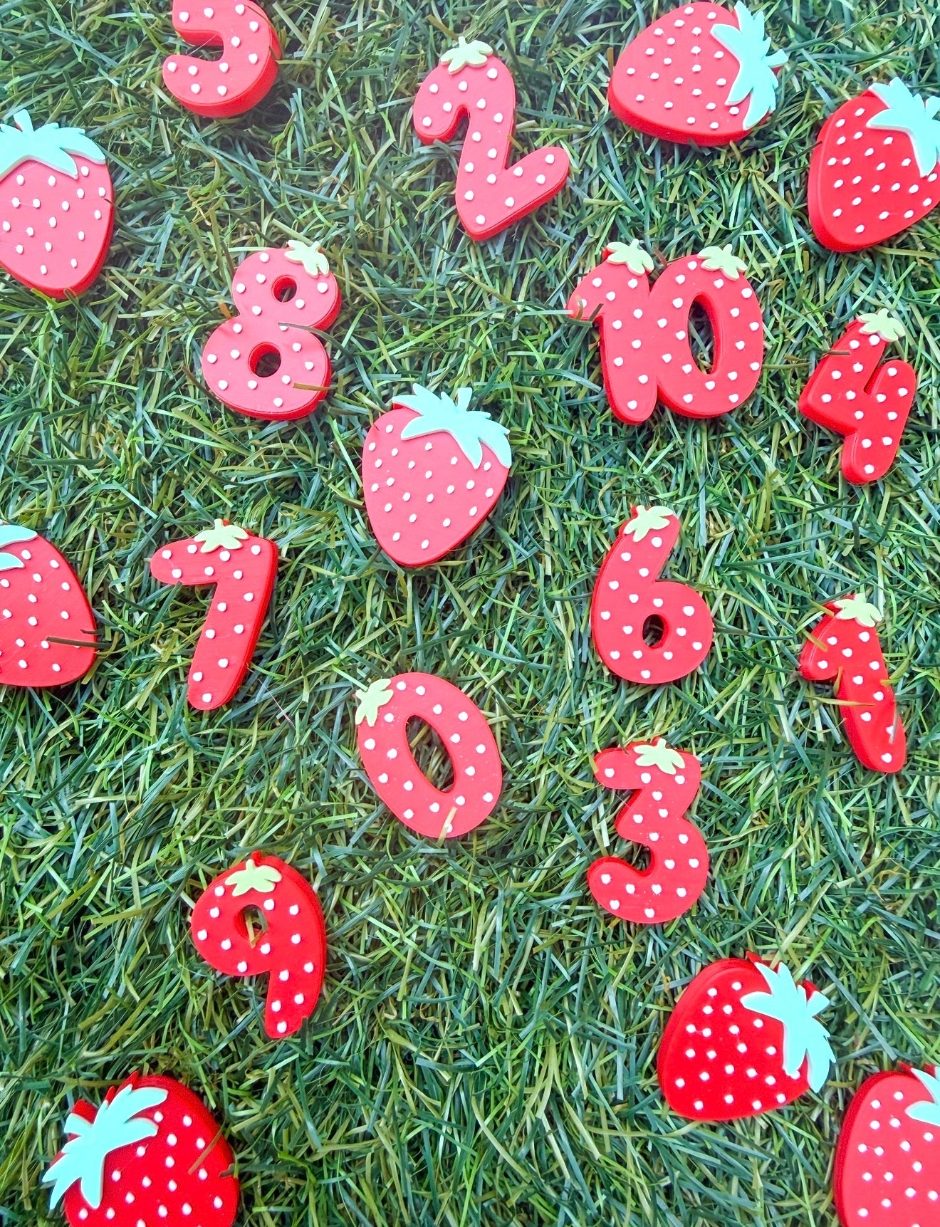 Sweet Strawberry Number Set