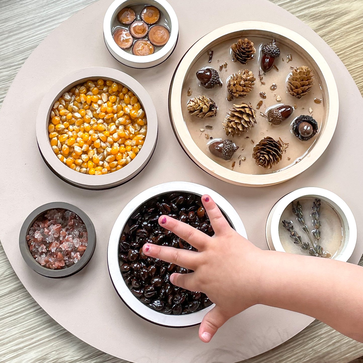 Sensory Stack and Match Shape Puzzles