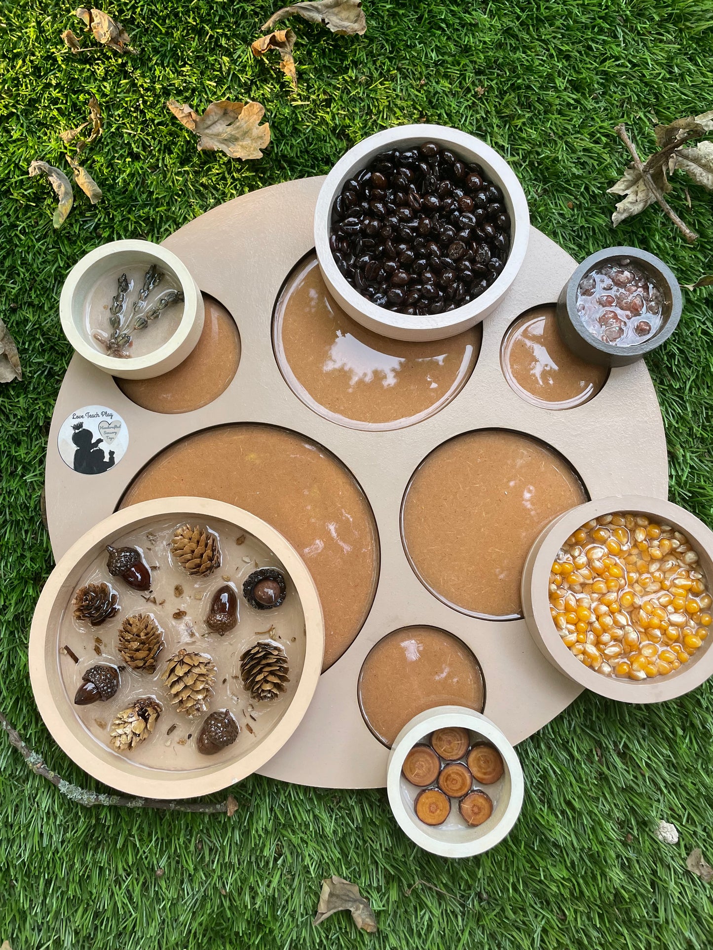 Sensory Stack and Match Shape Puzzles