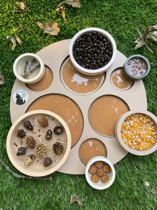 Sensory Stack and Match Shape Puzzles