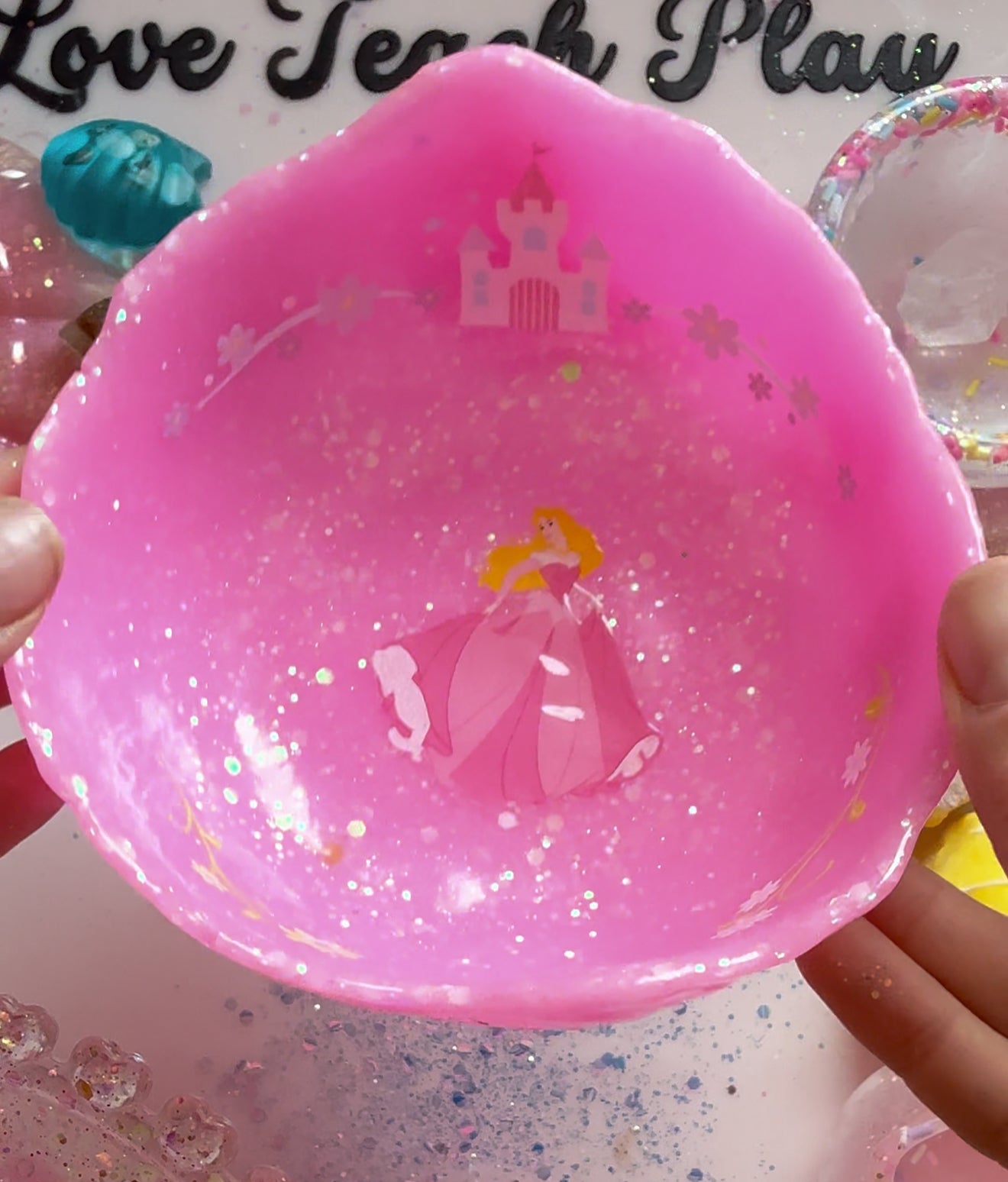 Custom Princess inspired potion bowls and matching spoon