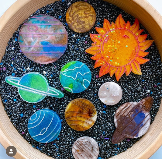 Planet Galaxy Theme Resin Resources