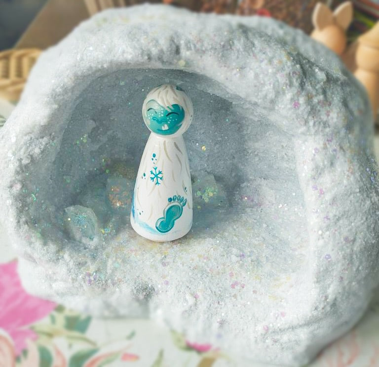 Icy Sparkling Frozen Cave