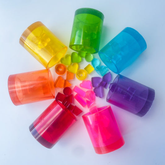 Rainbow Cups and Bowls