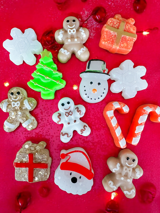 Christmas loose parts traditional style