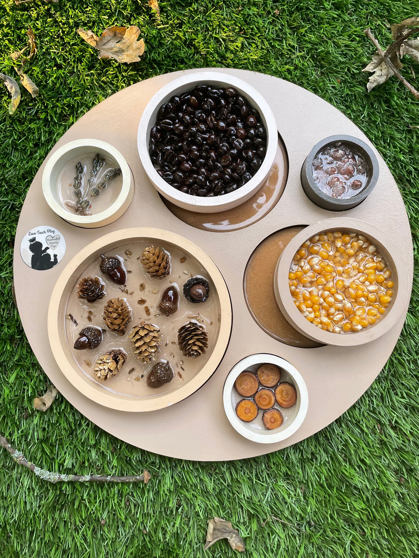 Sensory Stack and Match Shape Puzzles