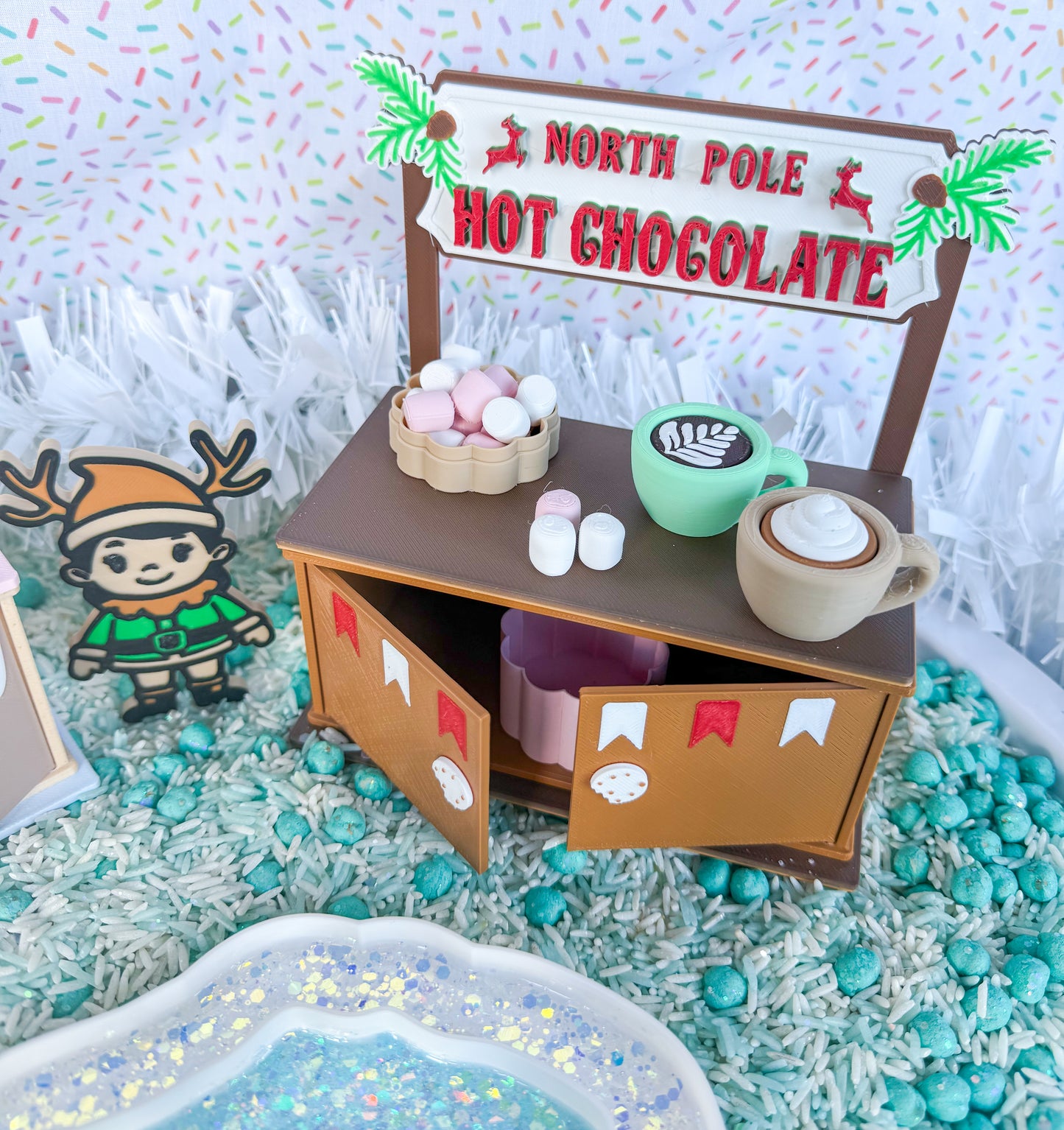 Winter Wonderland Market Play Tray