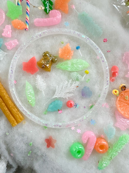 Reusable Candy Cane Christmas Wreath Crafting Kit