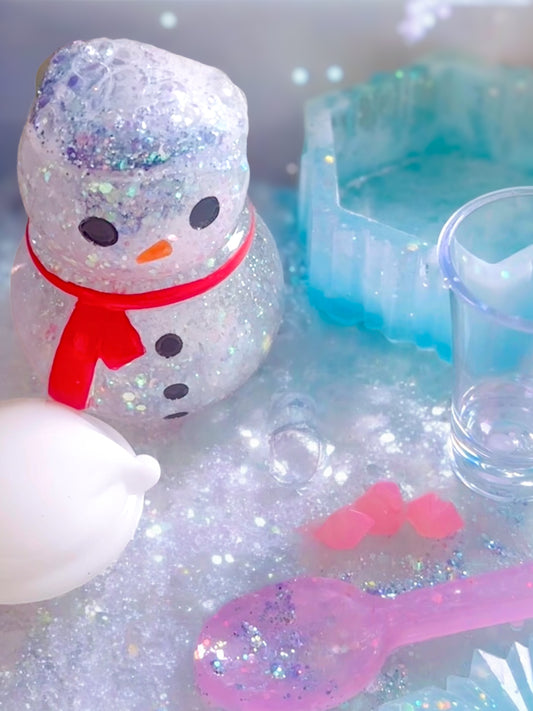 Fizzing snowman potion set
