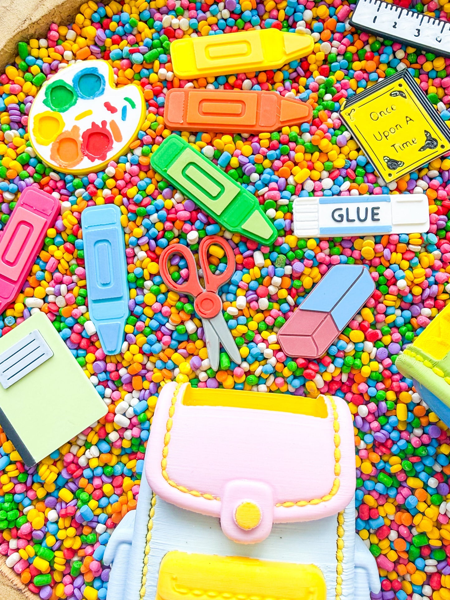 School Supplies Loose Parts