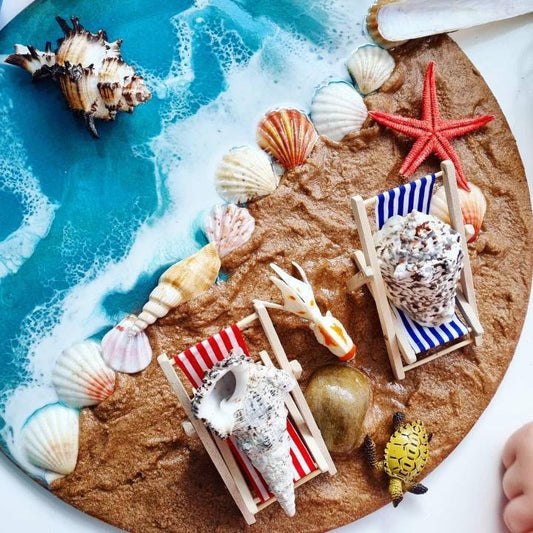 Ocean Playbase Diorama Sensory Play Landscape Small World 35cm