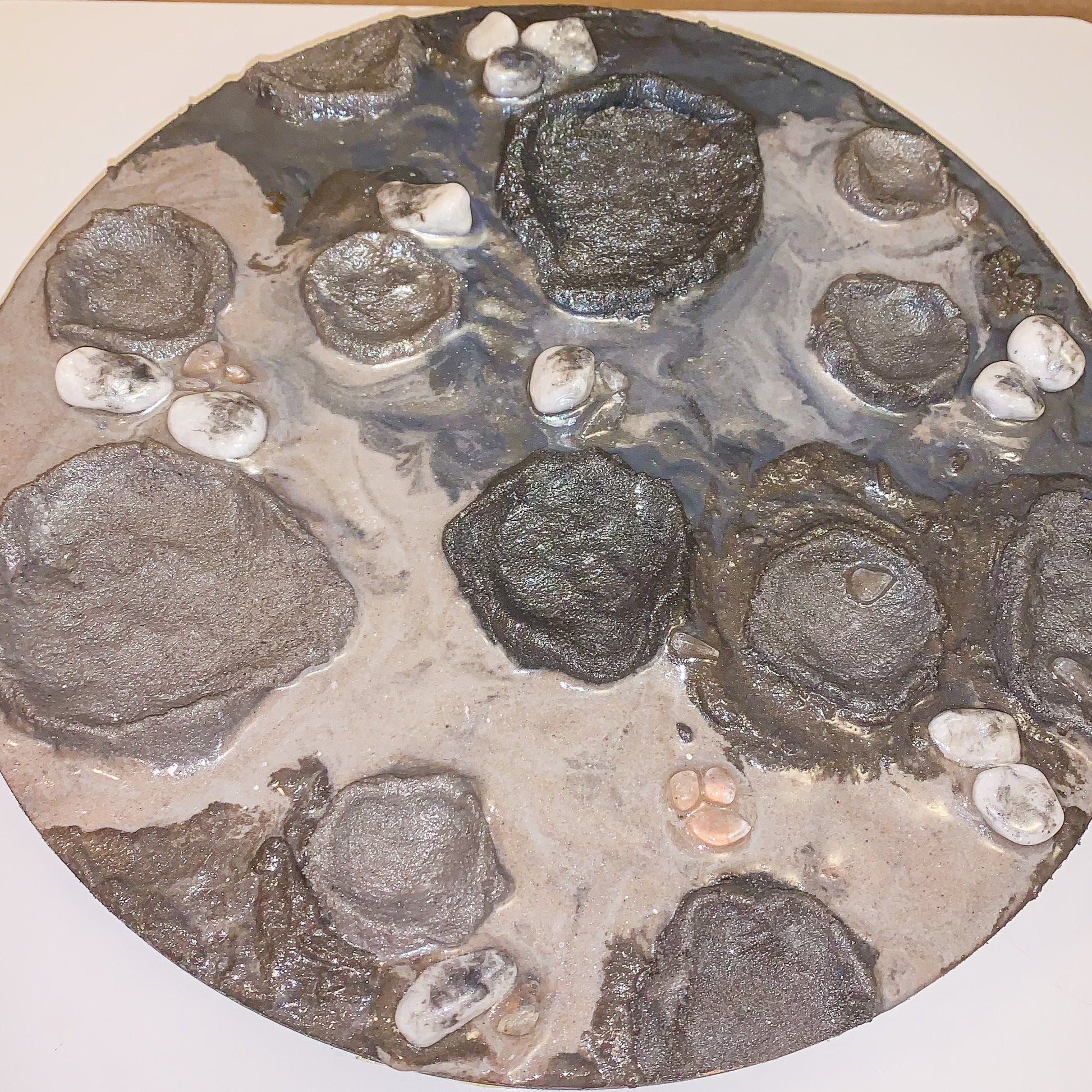 Moon Surface Playbase Diorama Sensory Play Landscape Small World 35cm