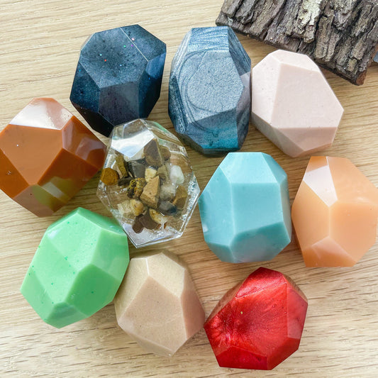 Natural Construction Woodland Themed Chunky Sensory Gems