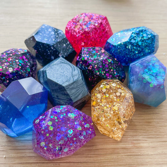 Space Themed Chunky Sensory Gems