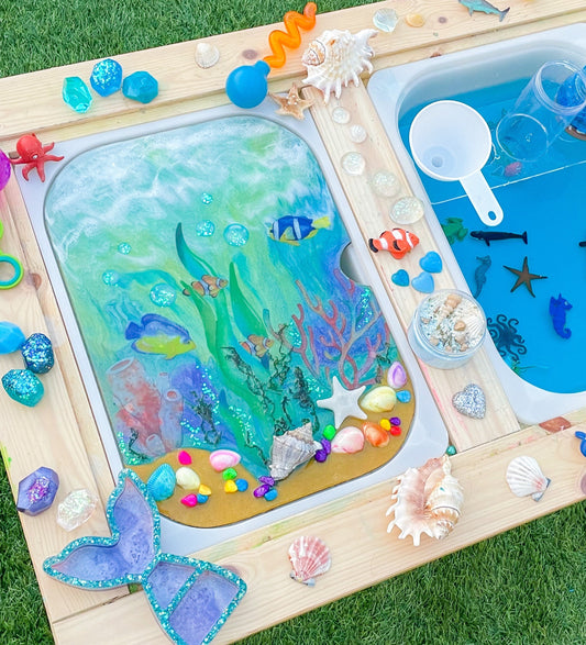 Coral Reef Themed Resin Playscape for flisat