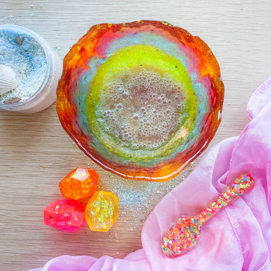 Rainbow Scoop and Bowl Sensory Set