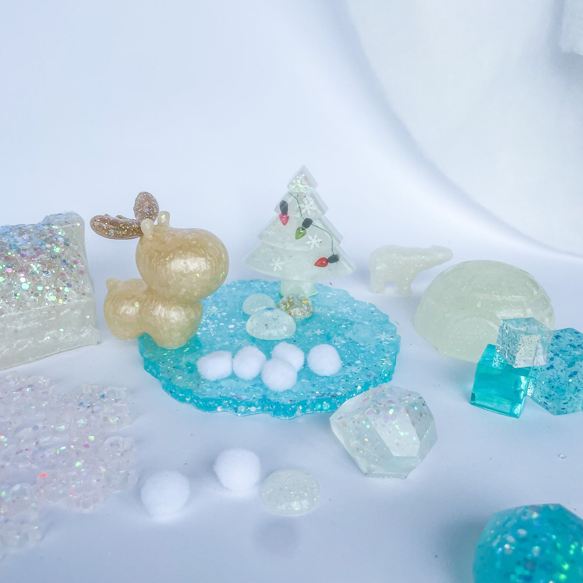 Winter Wonderland Sensory Set Toys Children Toddlers Play Small World Pretend Imaginative