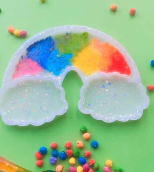Rainbow Sensory Tray