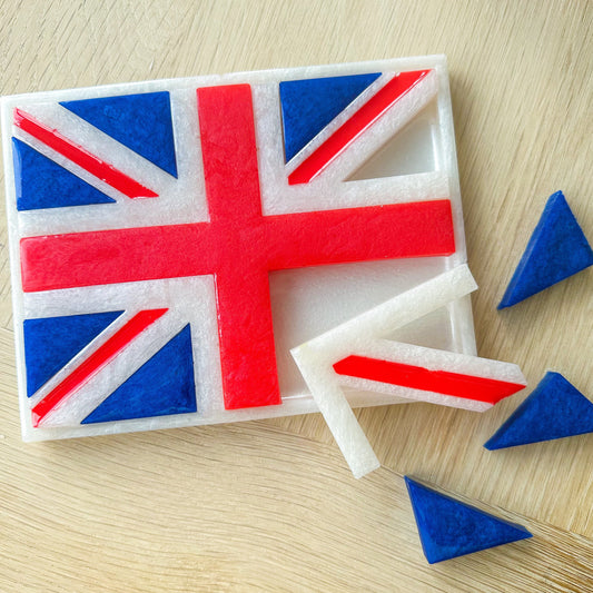 Union Jack Sensory Puzzle Tray