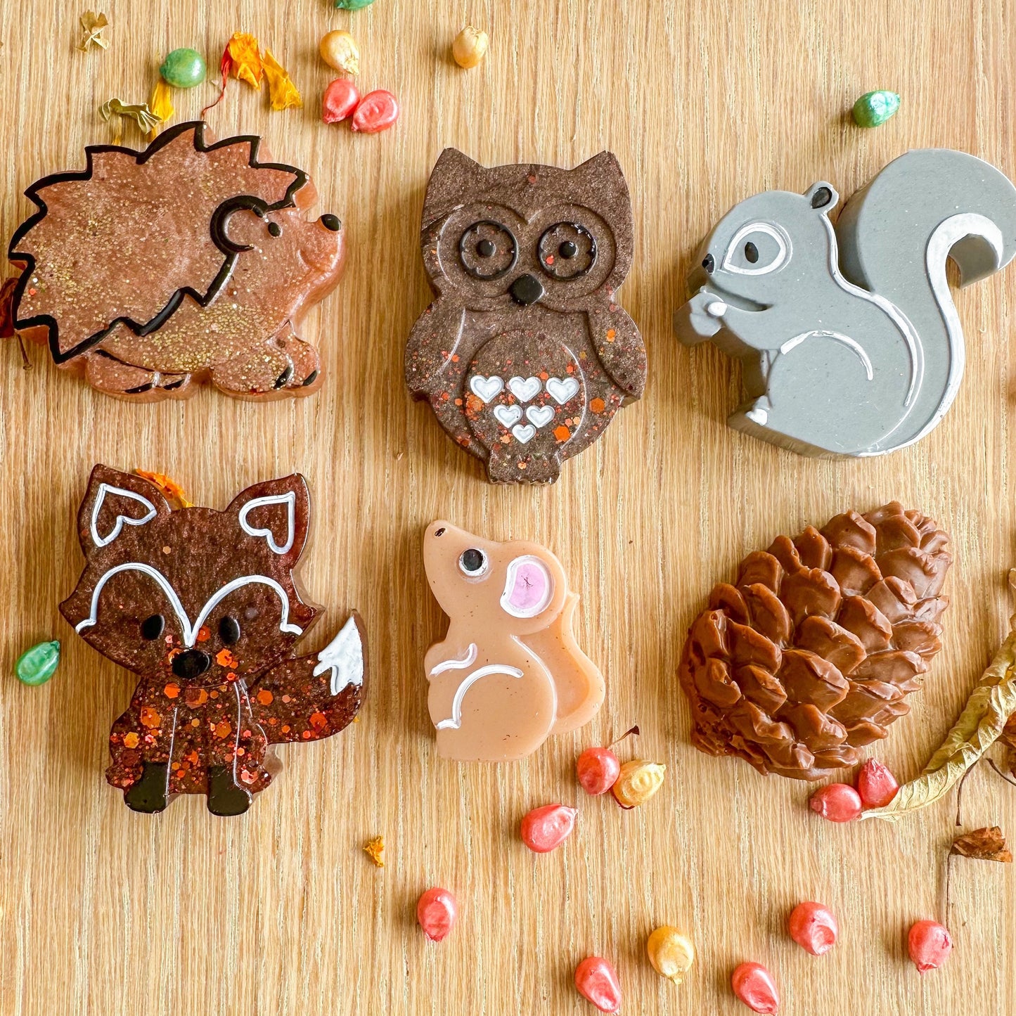 Autumnal Woodland Animals Set