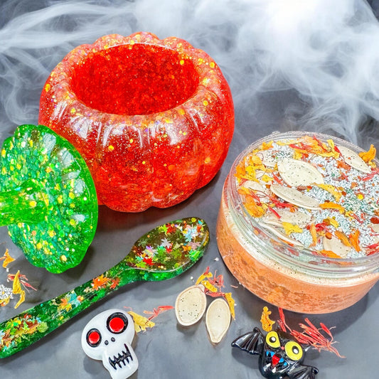 Orange Pumpkin Guts Fizzy Potion Kit
