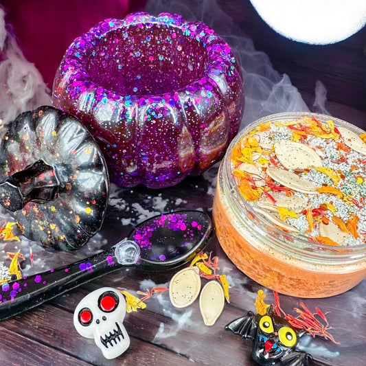 Purple Pumpkin Guts Fizzy Potion Kit