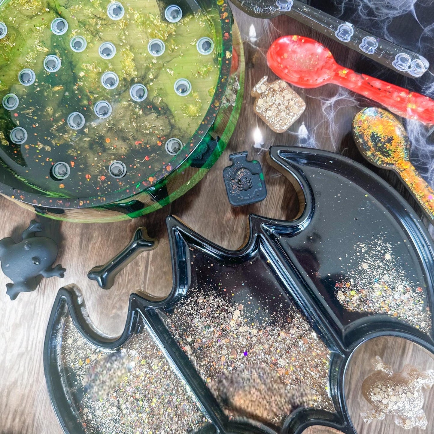 Halloween Bat & Monster Sensory Trays