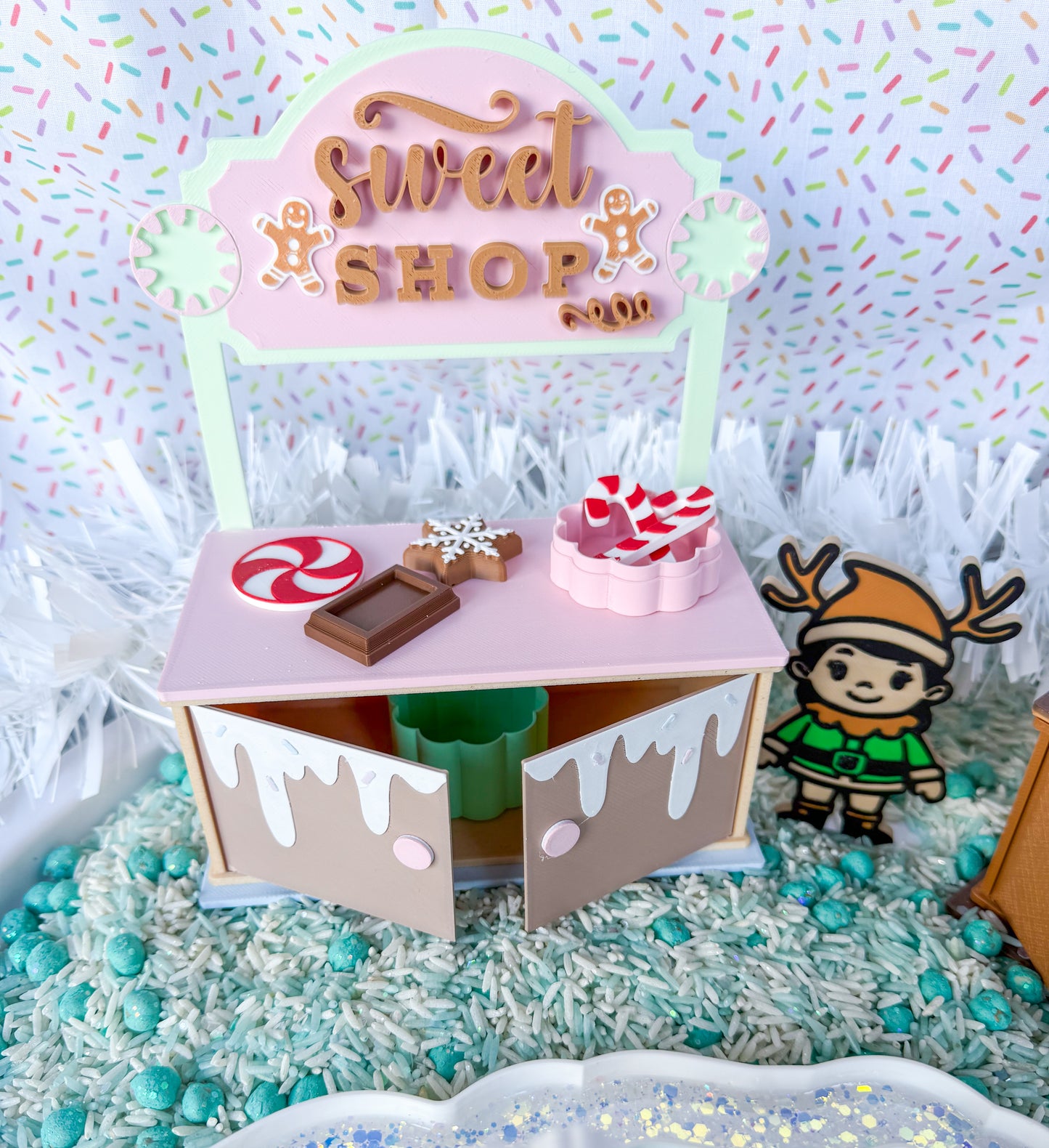 Winter Wonderland Market Play Tray