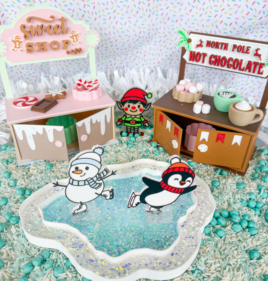 Winter Wonderland Market Play Tray