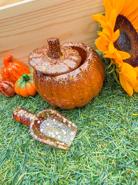 Pumpkin Pot with Scoop 🍂