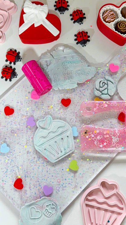 Playdough Board Valentines Set