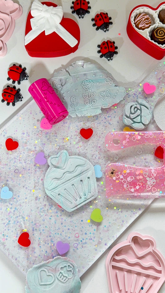 Playdough Board Valentines Set