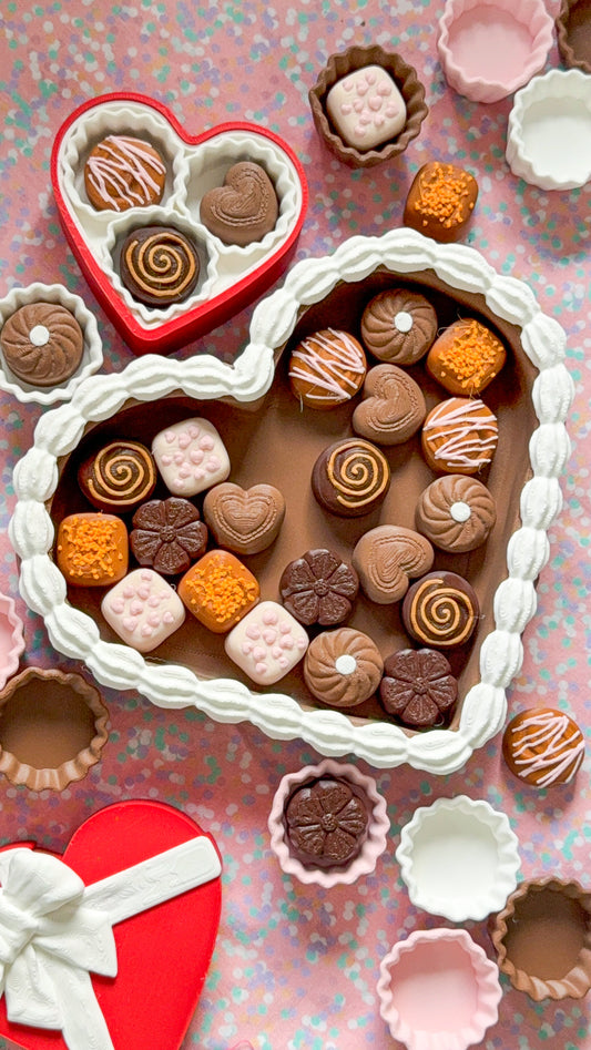 Choccy box XL tray and singles