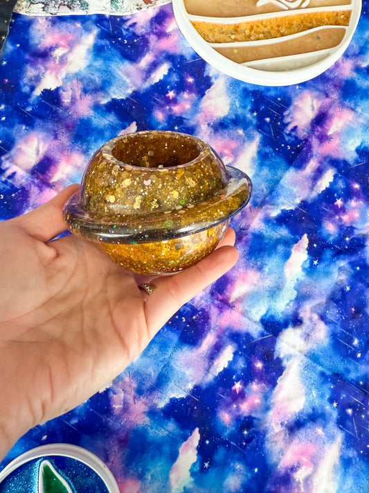 Spaceship Sensory Play Jar