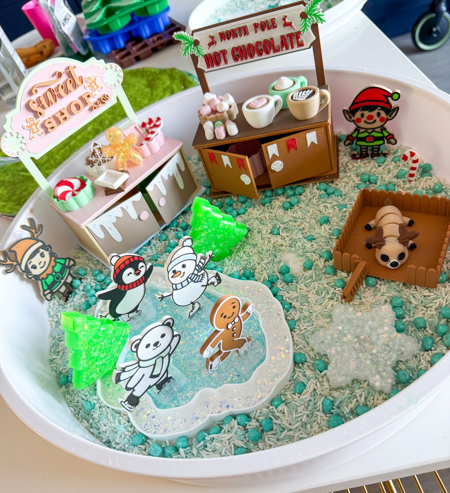 Winter Wonderland Market Play Tray