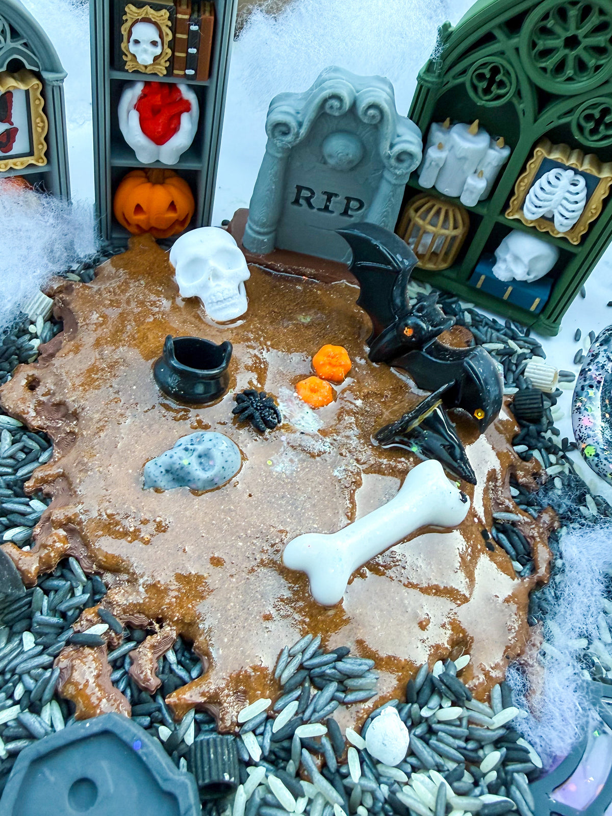 Skeleton Graveyard Playset