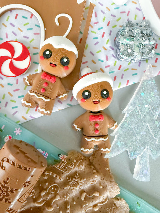 Gingerbread Man Wiggly Fidget