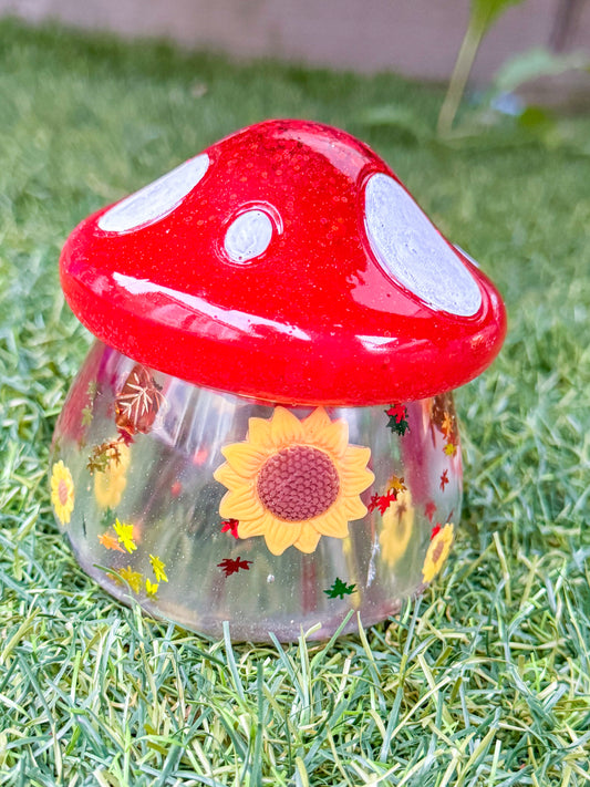 Mushroom & Toadstool Magical Trinket Jar