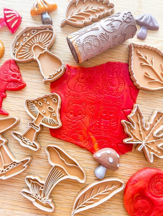 Woodland Playdough Scene Cutters & Roller