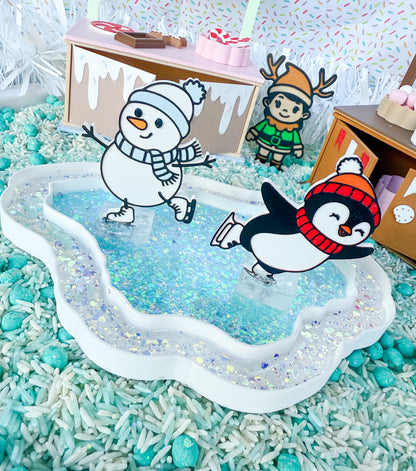 Winter Wonderland Market Play Tray