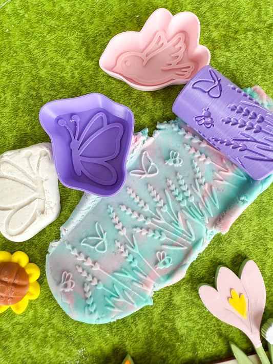 Sweet Lavender Bloom Playdough Set ft. Inniko Designs
