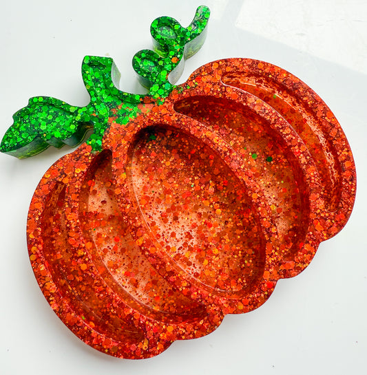 Bronze Resin Pumpkin Sensory Tray