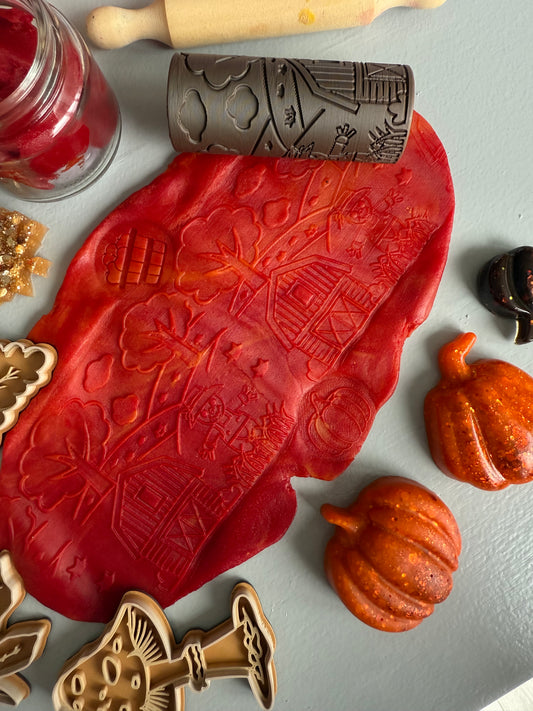 Harvest Scene Playdough Roller