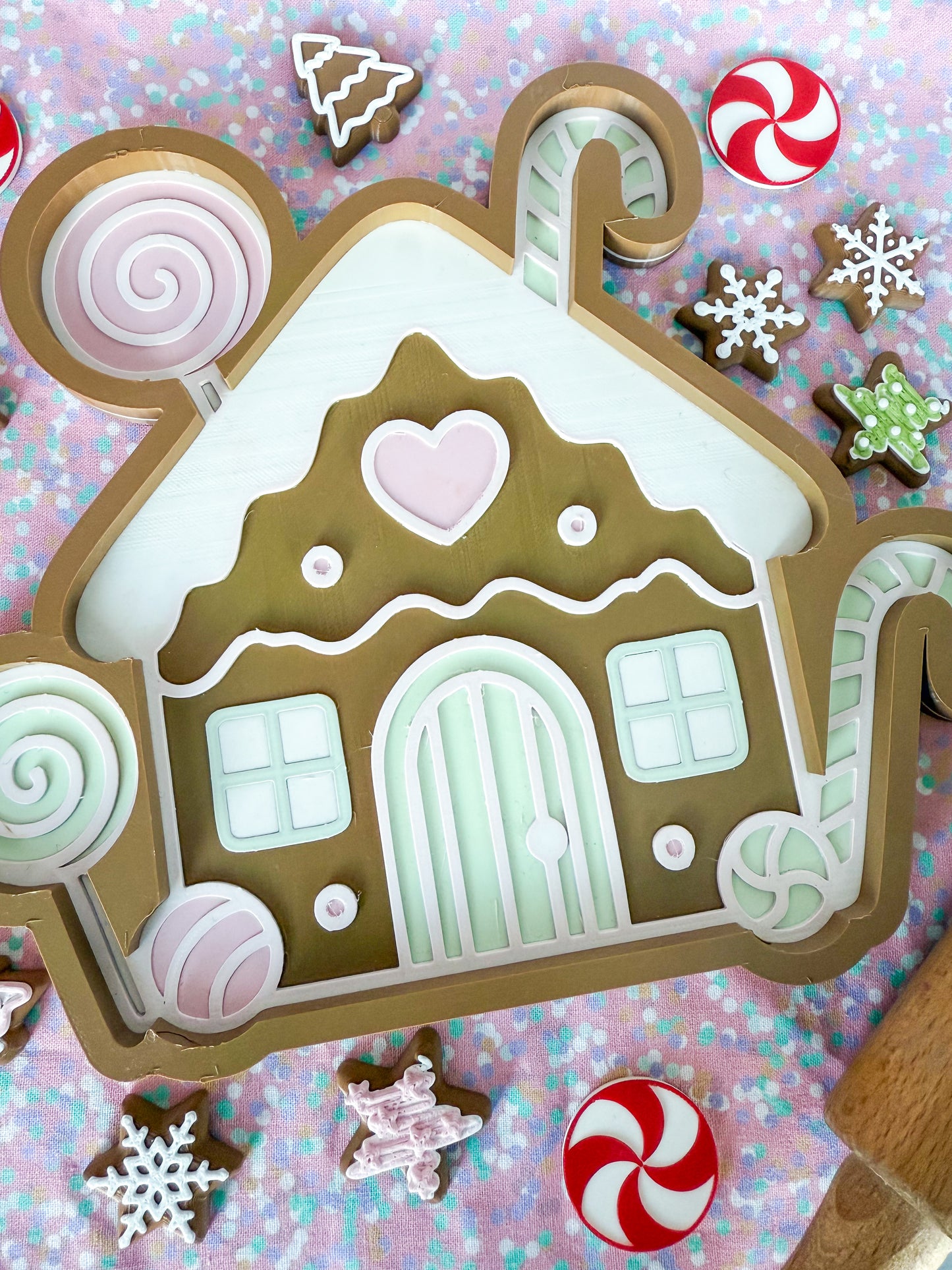 Magical Gingerbread House Sensory Tray