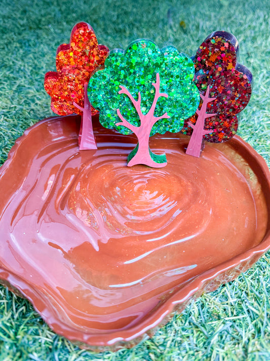 Woodland Tree Slice Tray XL
