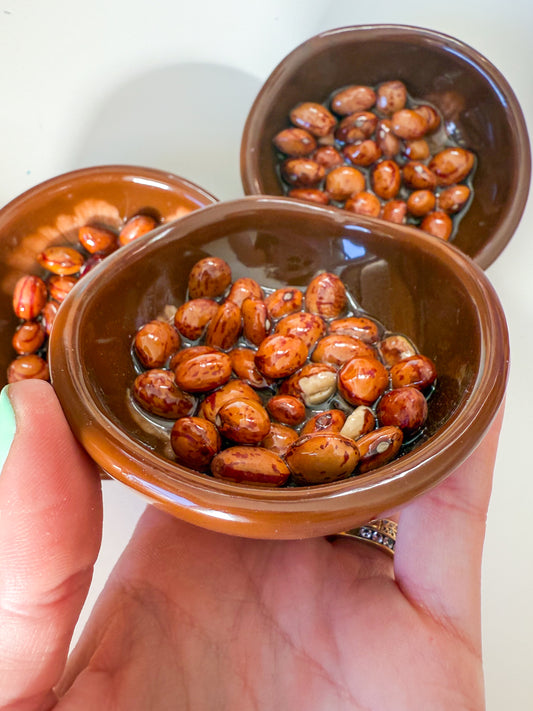 Sensory bowl with beans