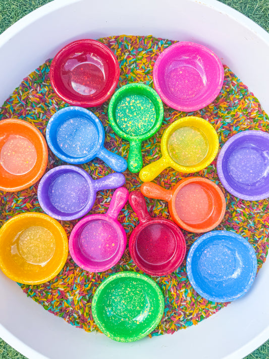 Rainbow Rice Sensory Mix