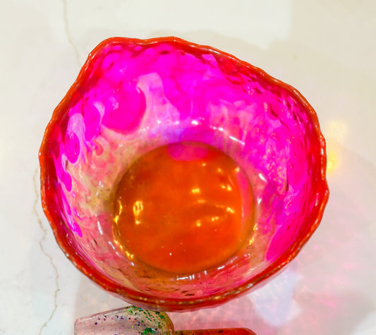 Ombré pink bowl