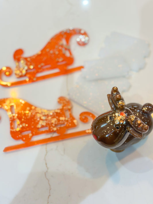 Build your on sleigh and Rudolph set