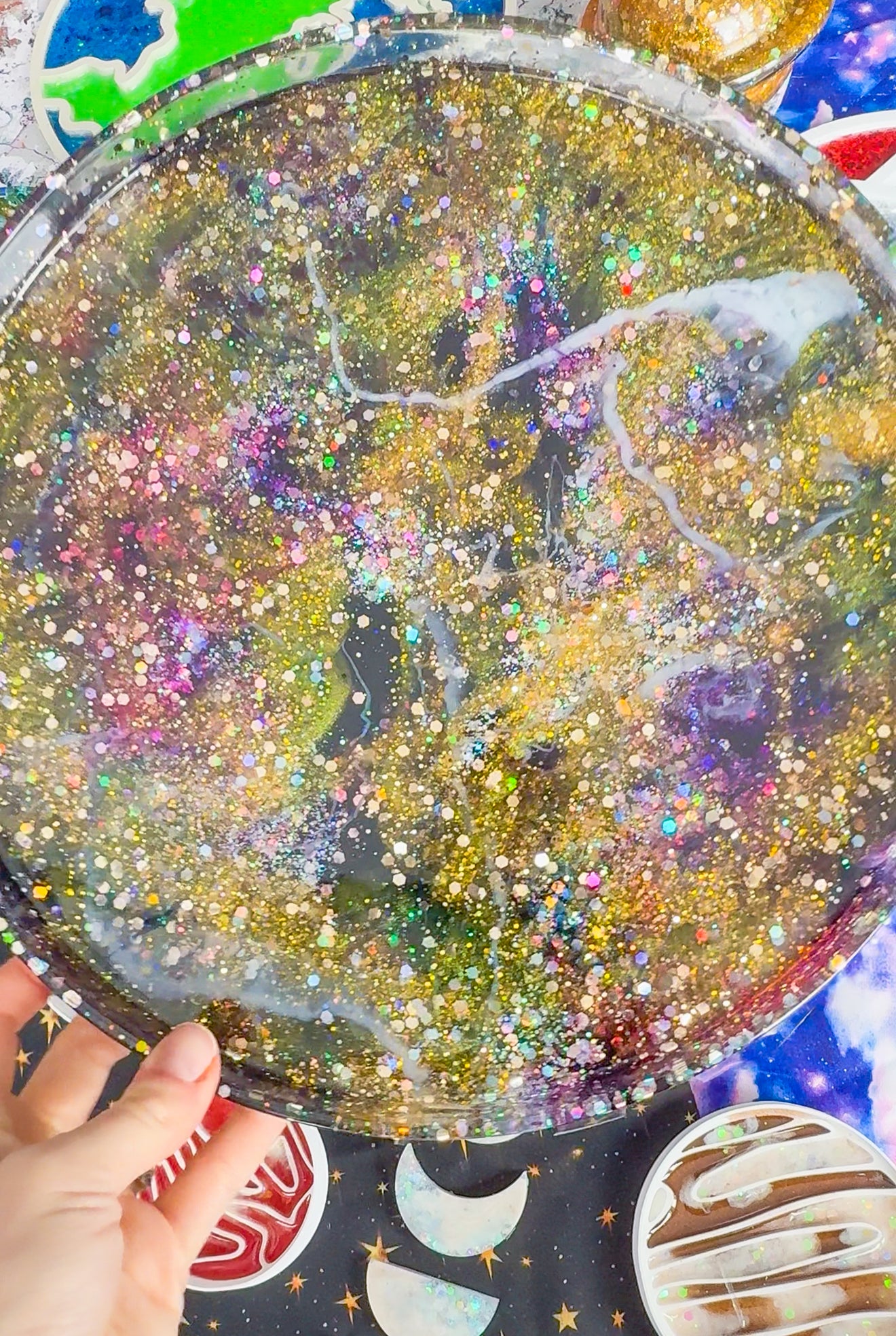 Galaxy Theme XL Play Tray 🌌